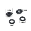 Oval-shaped plastic air eyes, special-shaped chicken eyes, teardrop-shaped air eyes, two-eye multi-layer combination air eye clothing accessories Specification image